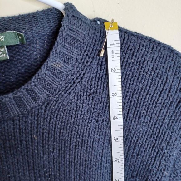 J.CREW Men's Cotton Knit Crewneck Sweater in Black. Size: Small - Picture 10 of 15